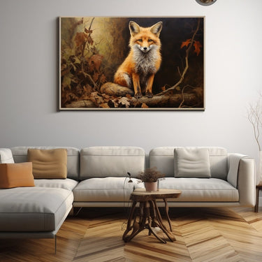 Autumn Fox Painting